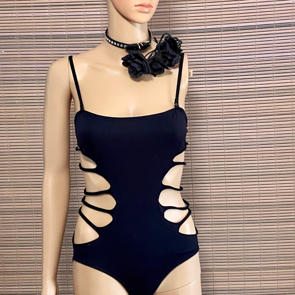TRIPP one piece swimsuit/body suit with side slits. NWT - Picture 7 of 15